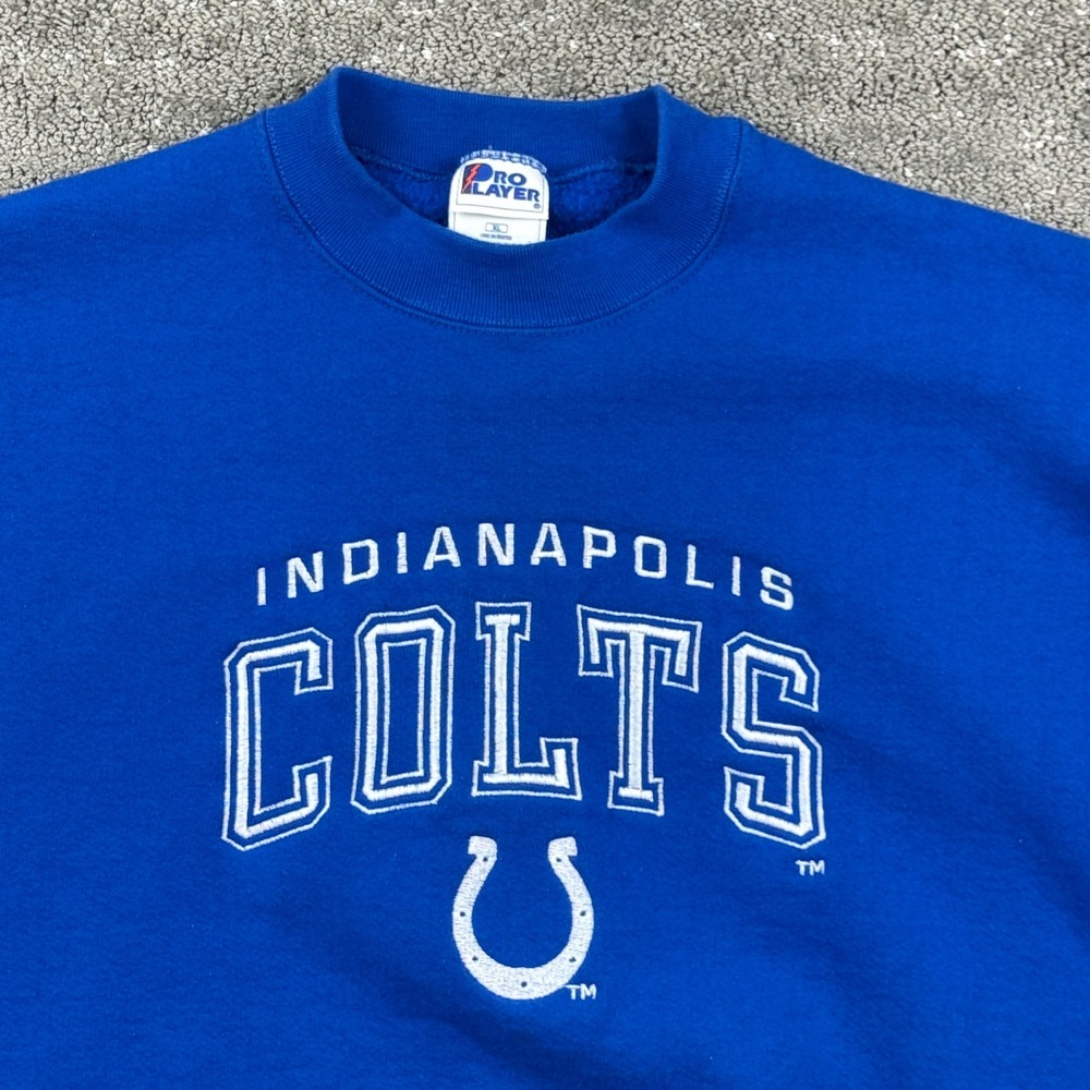 Pro Layer Sweatshirt Mens XL Blue Indianapolis Colts Vintage NFL Gameday